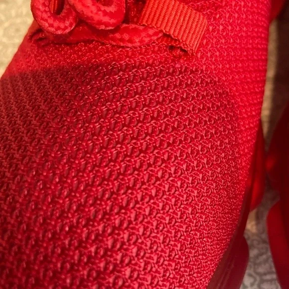 Taxi~NWT~Aries~Red~Breathable Mesh Textile~Lace-Up~Athletic Sneaker Shoe~Size 10 - Picture 10 of 13